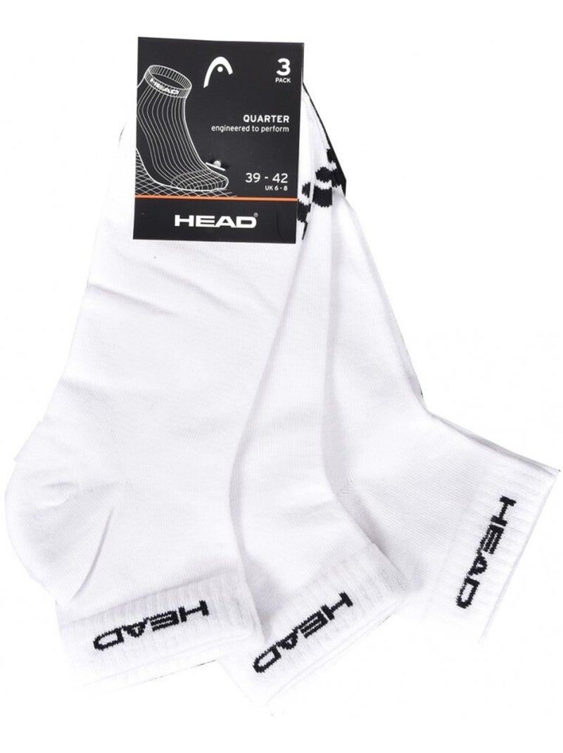 Heren sokken HEAD SPORT EN PERFORMANCE - Set van 12 Zwart Wit - Kiabi