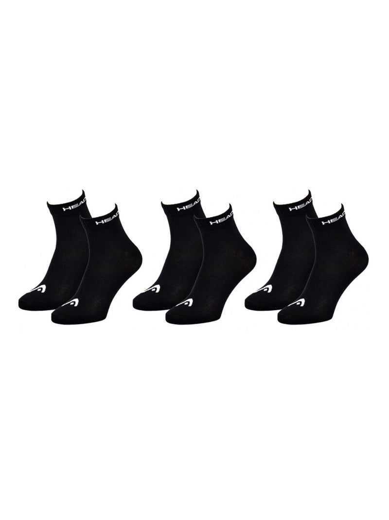 Heren sokken HEAD SPORT EN PERFORMANCE - Set van 12 Zwart Wit - Kiabi