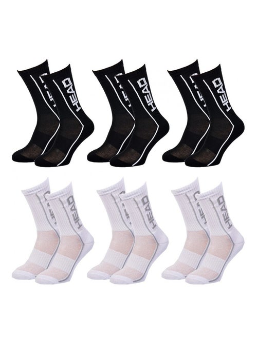 Heren sokken HEAD SPORT EN PERFORMANCE - Set van 6 - Kiabi Heren sokken HEAD SPORT EN PERFORMANCE - Set van 6 - Kiabi