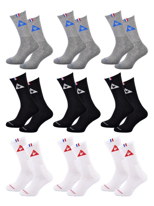 Heren sokken LE COQ SPORTIF set van 9 - Kiabi