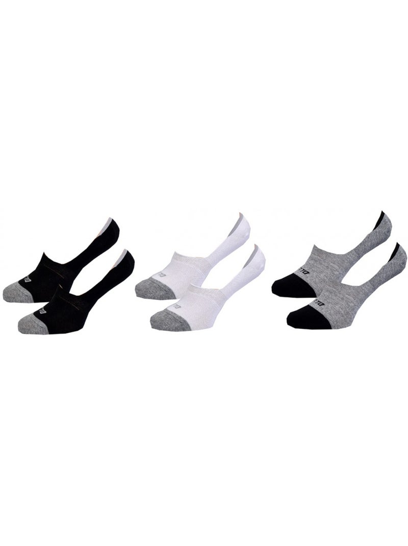 Heren sokken LOTTO SNEAKER - Set van 6 paar Goud/Goudkleurig - Kiabi