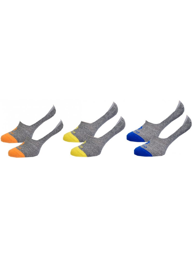 Heren sokken LOTTO SNEAKER - Set van 6 paar Goud/Goudkleurig - Kiabi