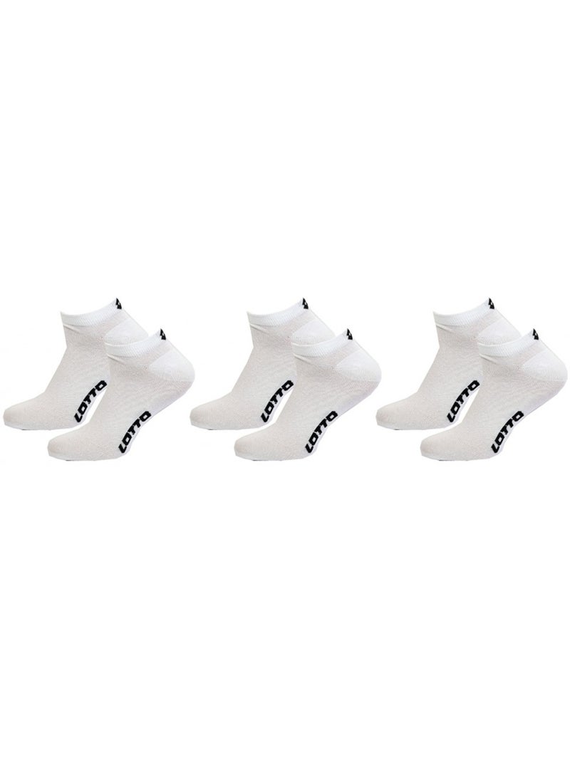 Heren sokken LOTTO SNEAKER - Set van 6 paar Multicolor - Kiabi