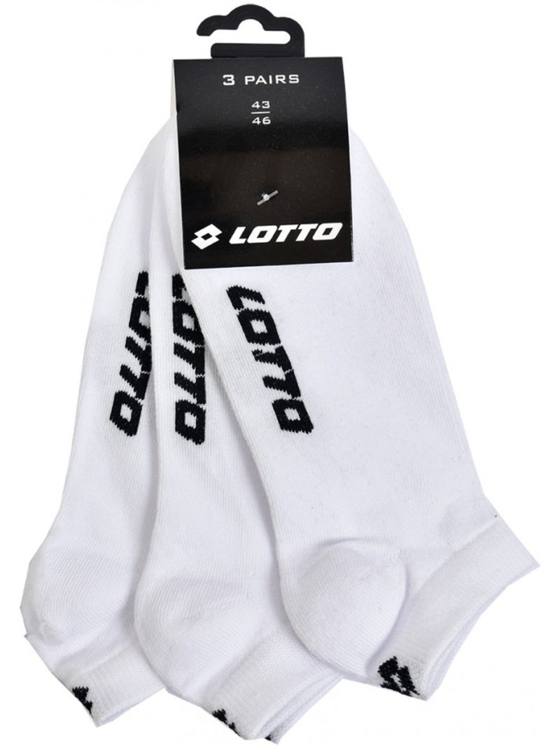 Heren sokken LOTTO SNEAKER - Set van 6 paar Multicolor - Kiabi