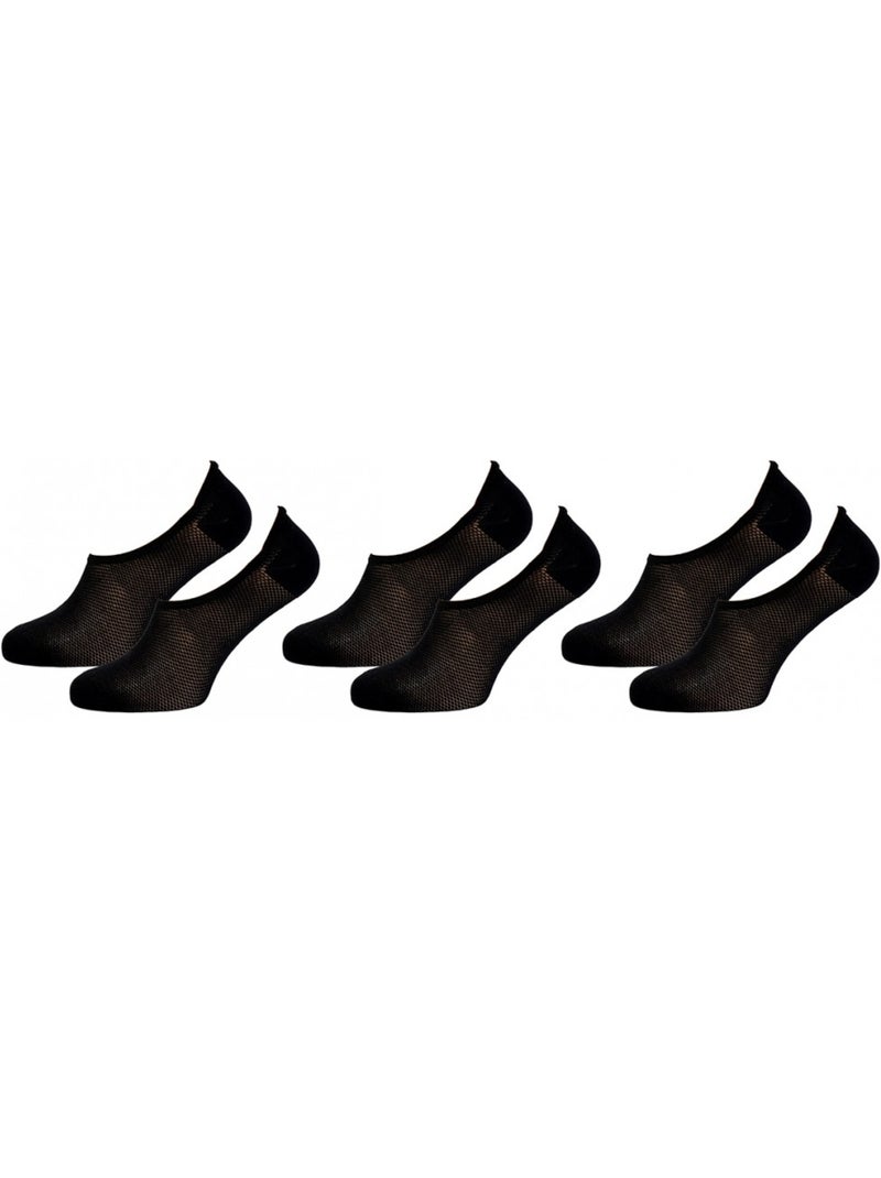 Heren sokken LOTTO SNEAKER - Set van 6 paar Zwart - Kiabi