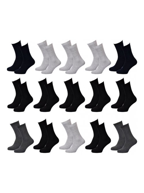 Heren sokken TWINDAY SPORT - Set van 15 - Kiabi Heren sokken TWINDAY SPORT - Set van 15 - Kiabi