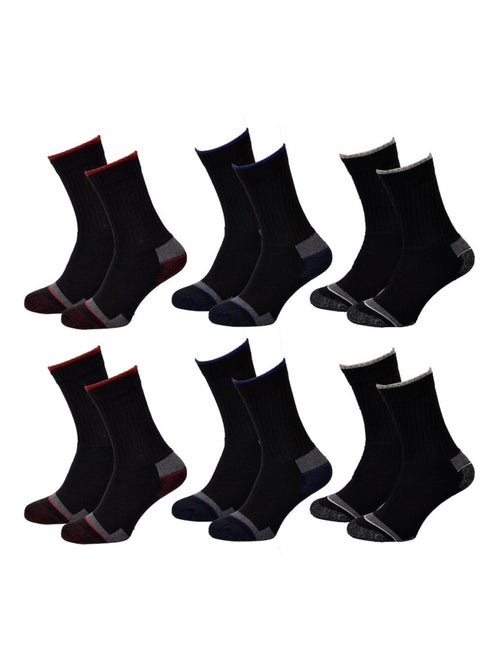 Heren sokken TWINDAY SPORT set van 6 - Kiabi Heren sokken TWINDAY SPORT set van 6 - Kiabi