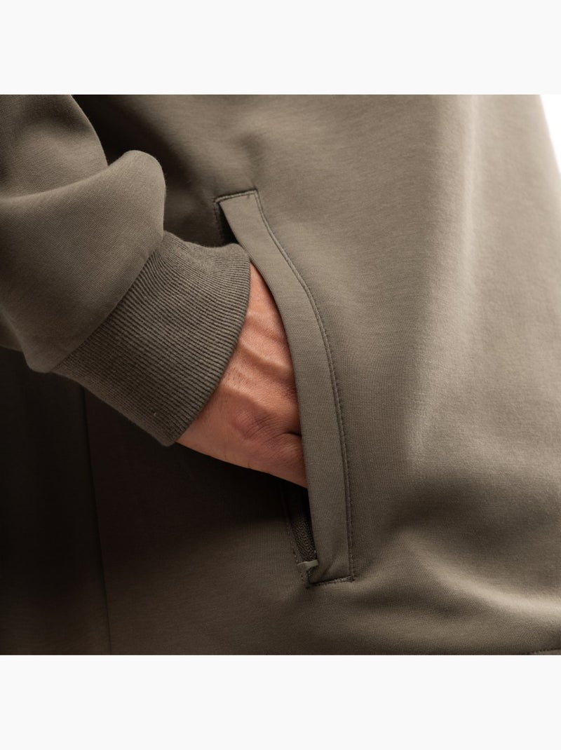 Heren sportieve hoodie Bruin - Kiabi