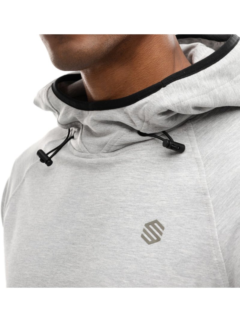 Heren sportieve hoodie Grijsbeige - Kiabi
