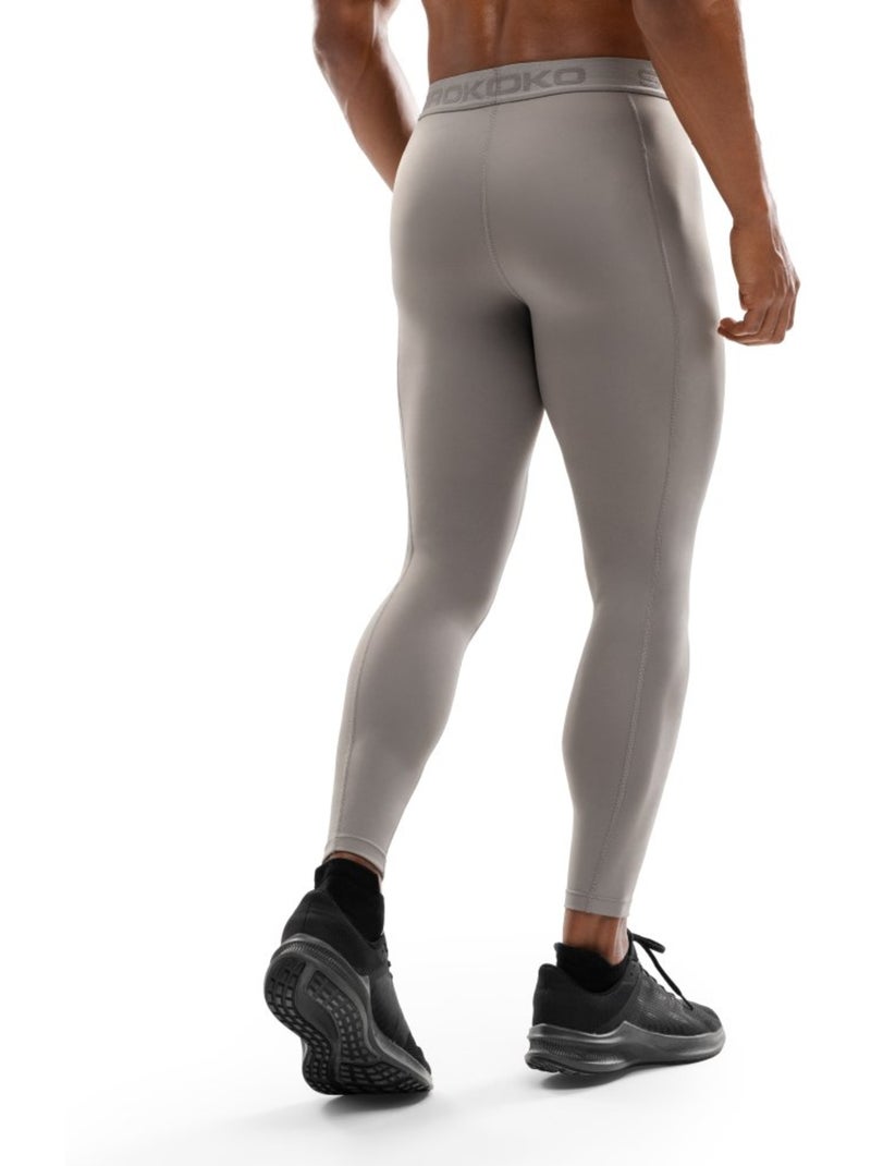 Heren sportlegging Wit Grijs - Kiabi
