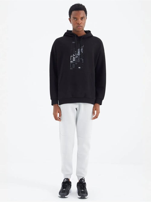 Heren sweatpants met relaxed fit van fleece tommy - Kiabi Heren sweatpants met relaxed fit van fleece tommy - Kiabi