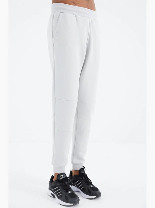 Heren sweatpants met relaxed fit van fleece tommy - Kiabi Heren sweatpants met relaxed fit van fleece tommy - Kiabi