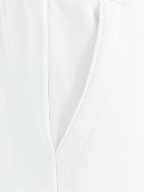 Heren sweatpants met relaxed fit van fleece tommy - Kiabi Heren sweatpants met relaxed fit van fleece tommy - Kiabi