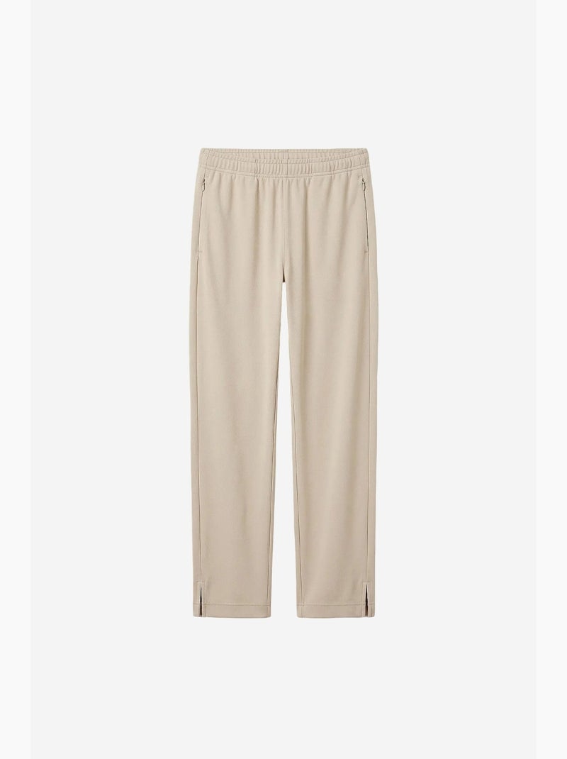 Heren sweatpants van viscosemix tommy Klei-beige - Kiabi