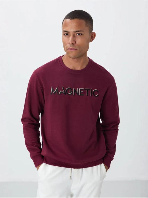 Heren sweatshirt met print en ronde hals tommy - Kiabi Heren sweatshirt met print en ronde hals tommy - Kiabi