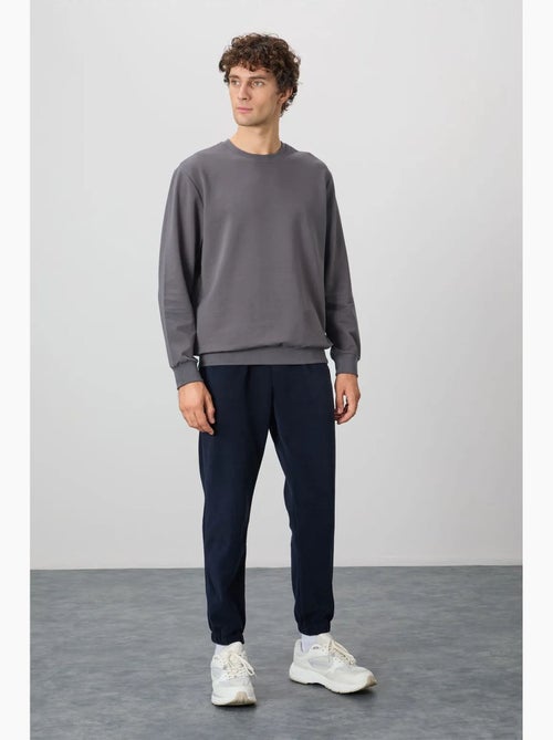 Heren sweatshirt met ronde hals tommy - Kiabi