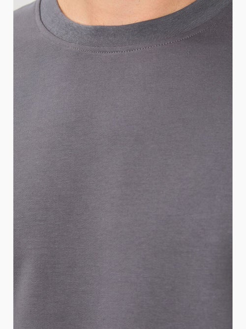 Heren sweatshirt met ronde hals tommy - Kiabi
