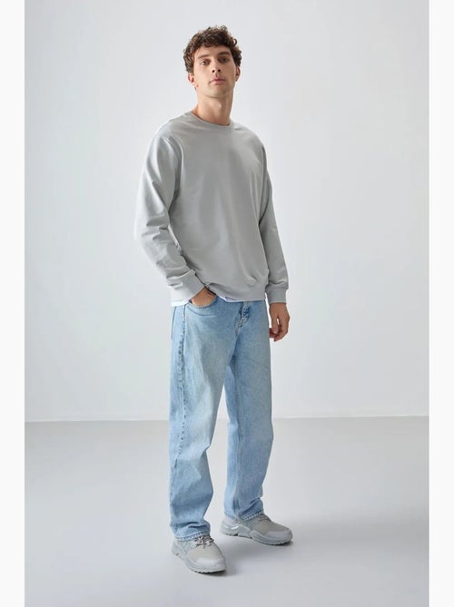 Heren sweatshirt met ronde hals tommy - Kiabi Heren sweatshirt met ronde hals tommy - Kiabi