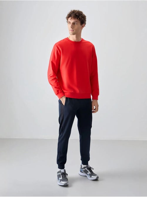 Heren sweatshirt met ronde hals tommy - Kiabi
