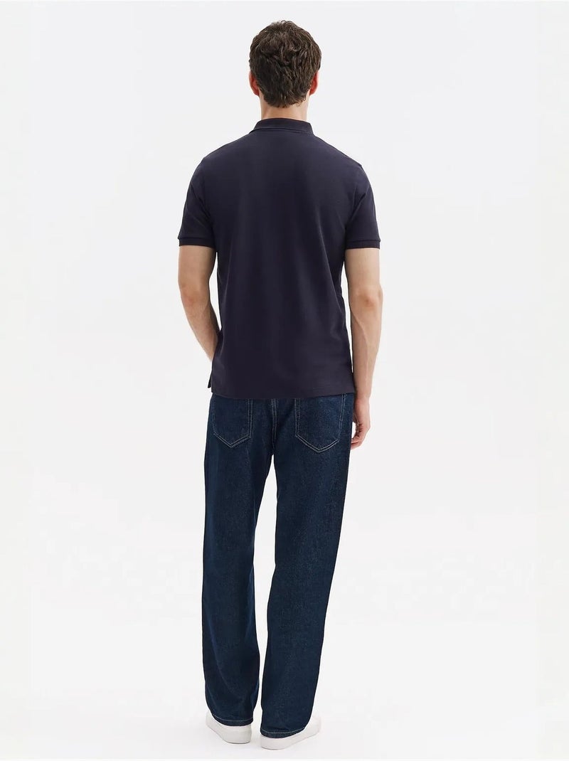 Heren t-shirt giesto Marineblauw - Kiabi