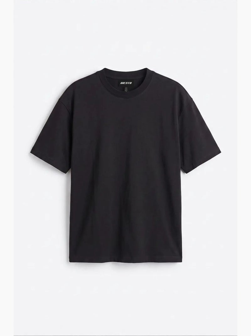 Heren t-shirt giesto Zwart - Kiabi