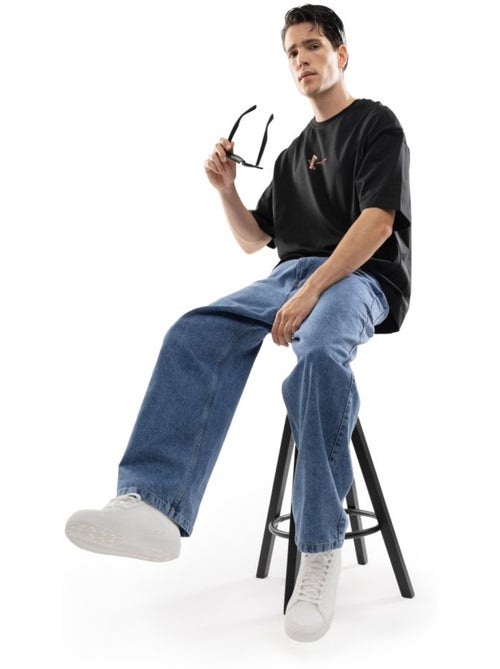 Heren t-shirt korte mouwen biologisch katoen - Kiabi