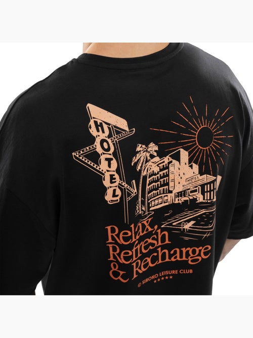 Heren t-shirt korte mouwen biologisch katoen - Kiabi