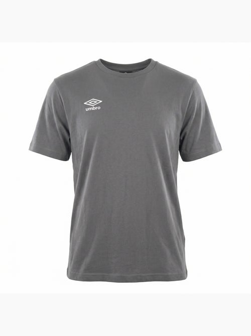 Heren t-shirt met ronde hals, gemêleerd katoen (160 g/m²) en bedrukt logo 618292 - Kiabi Heren t-shirt met ronde hals, gemêleerd katoen (160 g/m²) en bedrukt logo 618292 - Kiabi