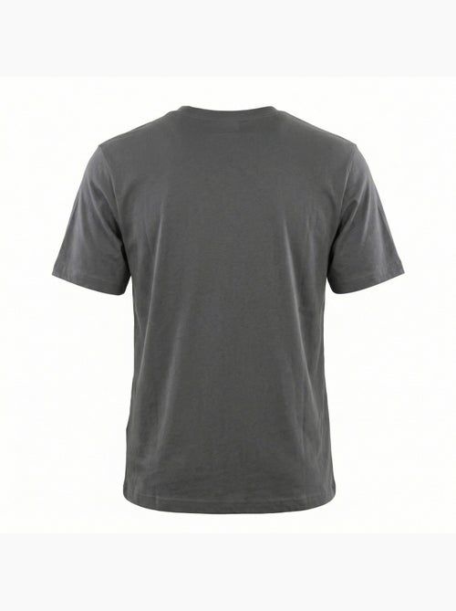 Heren t-shirt met ronde hals, gemêleerd katoen (160 g/m²) en bedrukt logo 618292 - Kiabi Heren t-shirt met ronde hals, gemêleerd katoen (160 g/m²) en bedrukt logo 618292 - Kiabi