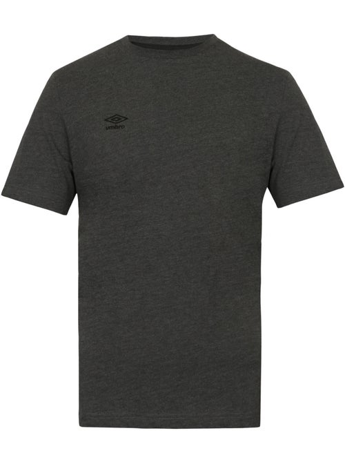 Heren t-shirt met ronde hals, gemêleerd katoen (160 g/m²) en bedrukt logo 618292 - Kiabi Heren t-shirt met ronde hals, gemêleerd katoen (160 g/m²) en bedrukt logo 618292 - Kiabi