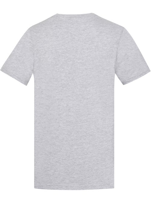 Heren t-shirt met ronde hals, gemêleerd katoen (160 g/m²) met bedrukt logo 729281 - Kiabi Heren t-shirt met ronde hals, gemêleerd katoen (160 g/m²) met bedrukt logo 729281 - Kiabi