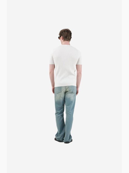 Heren t-shirt met structuur en knoop giesto - Kiabi Heren t-shirt met structuur en knoop giesto - Kiabi