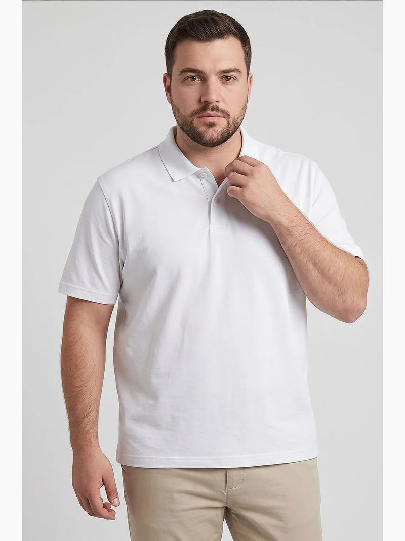 Heren t-shirt van katoenmix tommy Wit - Kiabi