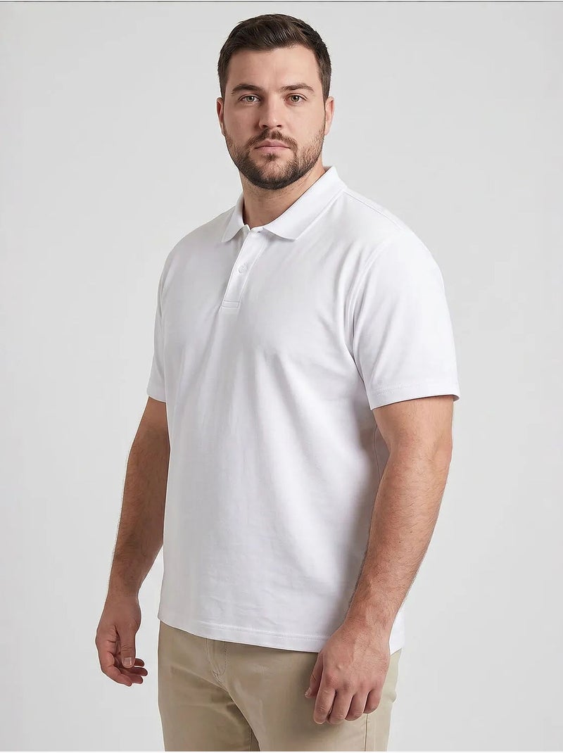 Heren t-shirt van katoenmix tommy Wit - Kiabi