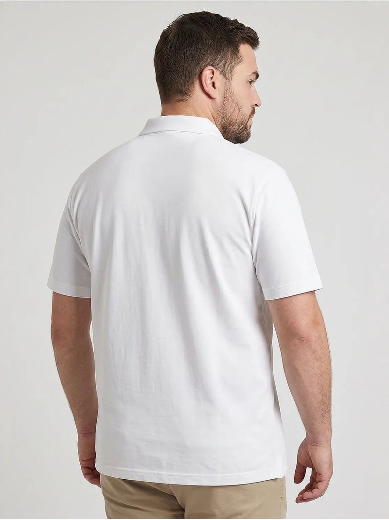 Heren t-shirt van katoenmix tommy Wit - Kiabi