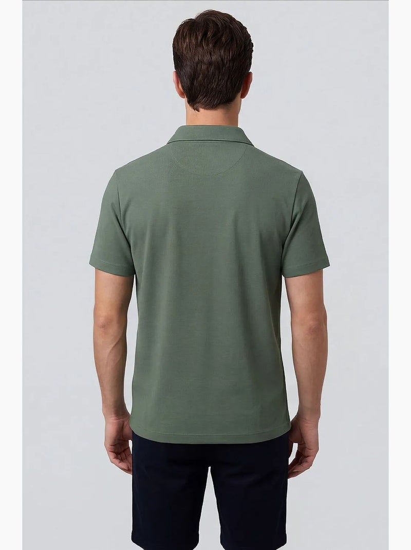 Heren t-shirt van viscosemix tommy Kakigroen - Kiabi