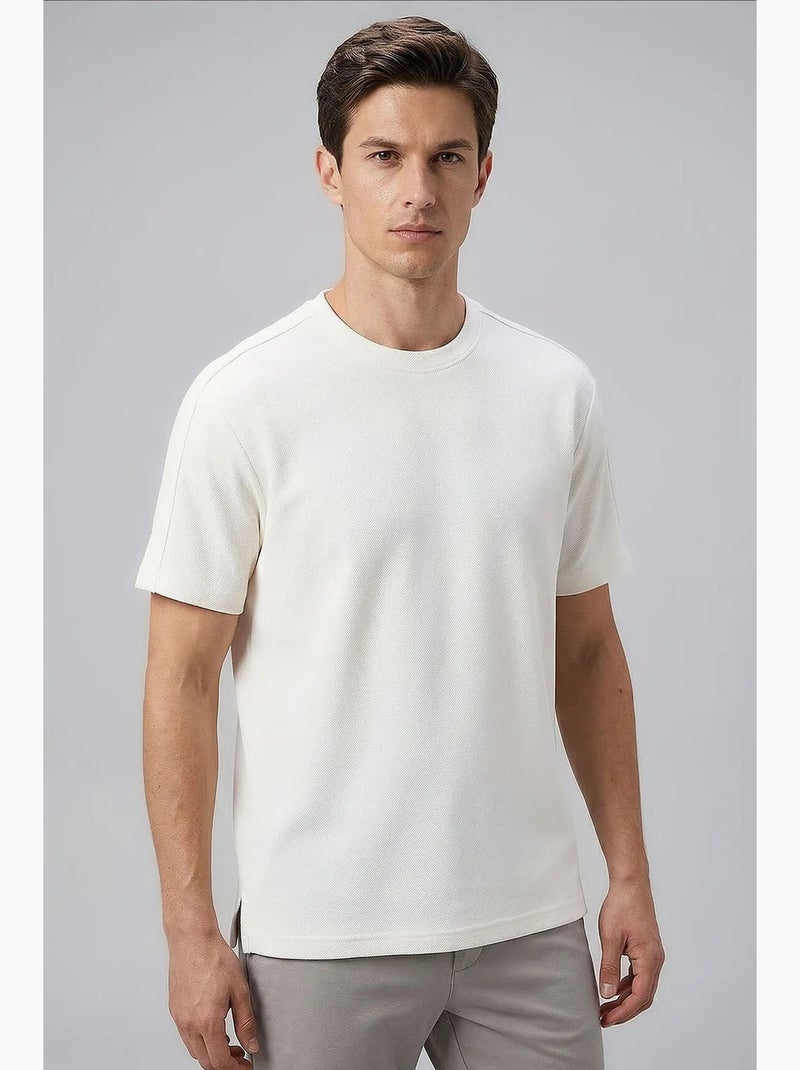 Heren t-shirt van viscosemix tommy Wit - Kiabi