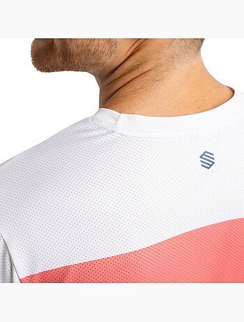 Heren technisch padelshirt met korte mouwen
