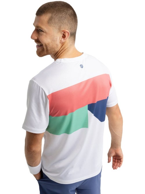 Heren technisch padelshirt met korte mouwen - Kiabi