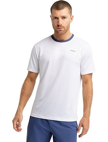Heren technisch padelshirt met korte mouwen