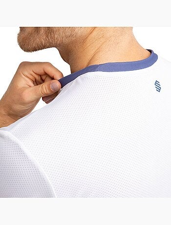 Heren technisch padelshirt met korte mouwen