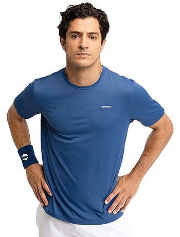 Heren technisch tennisshirt met korte mouwen