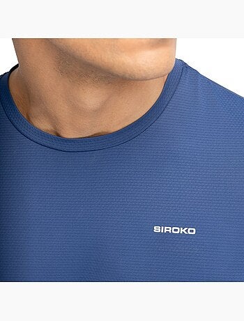 Heren technisch tennisshirt met korte mouwen