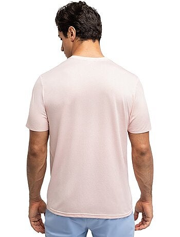 Heren technisch tennisshirt met korte mouwen