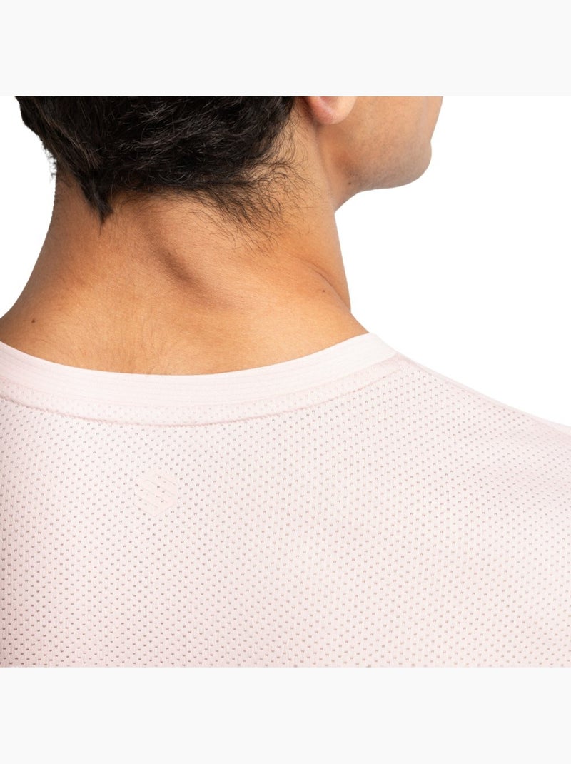Heren technisch tennisshirt met korte mouwen Roze - Kiabi