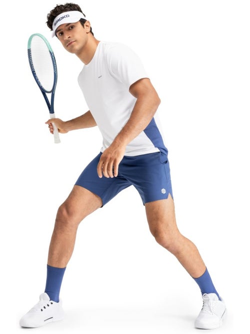 Heren technisch tennisshirt met korte mouwen - Kiabi
