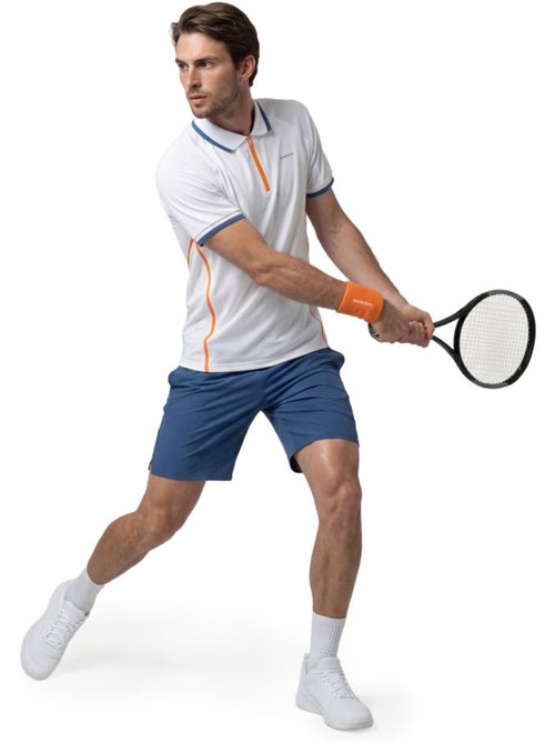 Heren technische tennispolo met halve rits - Kiabi