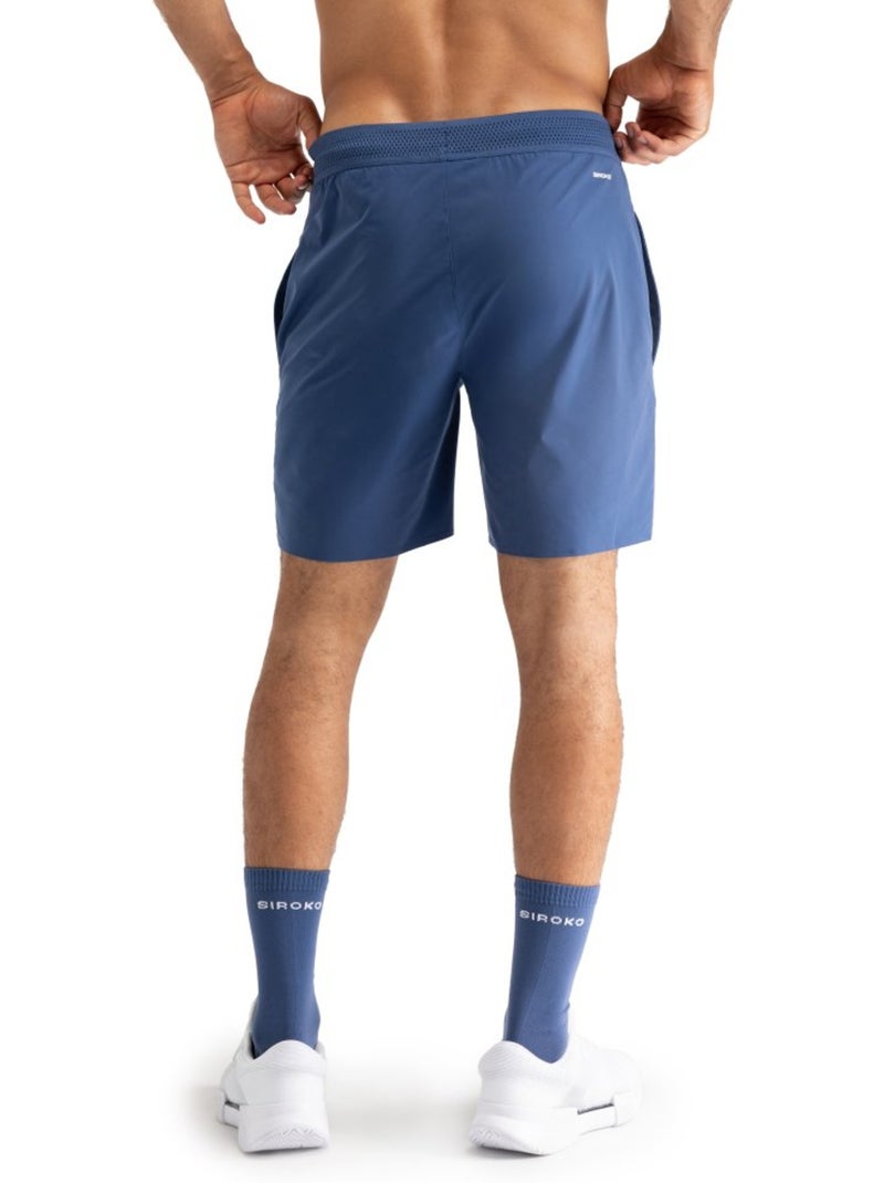 Heren technische tennisshort Blauw - Kiabi