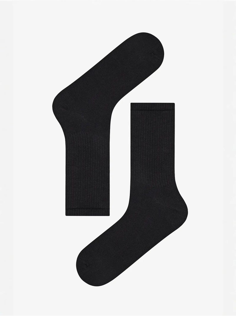 Heren tennis sokken, 3-pack penti Zwart - Kiabi
