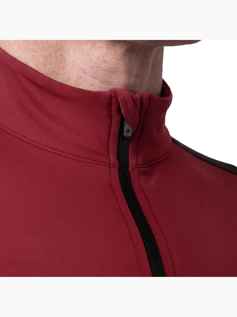Heren thermisch wielershirt Rood - Kiabi